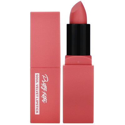 Touch in Sol Pretty Filter, Soul Velvet Lipstick, Melrose Pink, 0.12 oz (3.5 g)