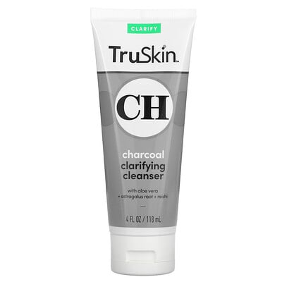 TruSkin Charcoal Clarifying Cleanser, 4 fl oz (118 ml)  - купить со скидкой