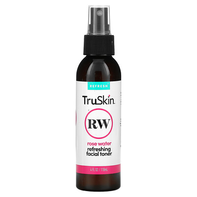 Купить TruSkin Rose Water Refreshing Facial Toner, 4 fl oz (118 ml)