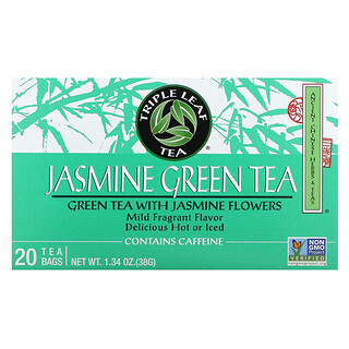 Triple Leaf Tea, Teh Hijau Jasmine , 20 Uncang Teh, 1.34 oz (38 g)