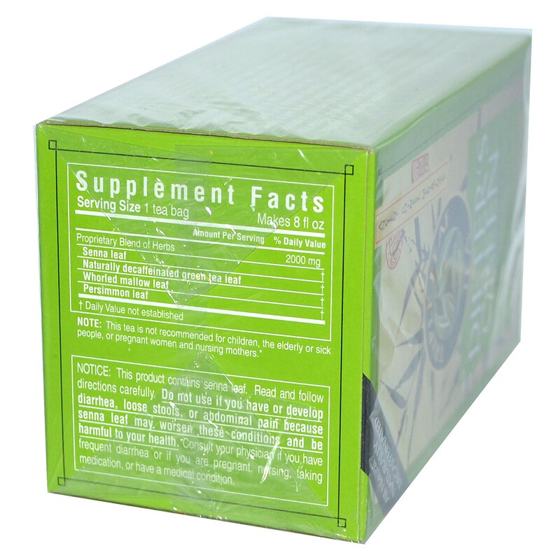 Triple Leaf Tea, Dieter's Green, Herbal Tea, Decaf, 20 Tea Bags, 1.4 oz