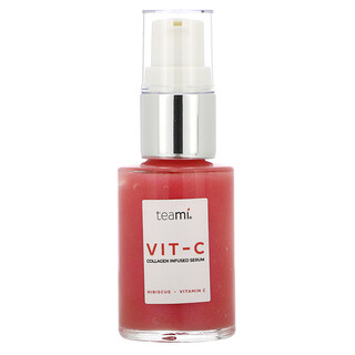 Teami, Vit-C（ビタミンC）、コラーゲン配合美容液、1オンス（30ml）