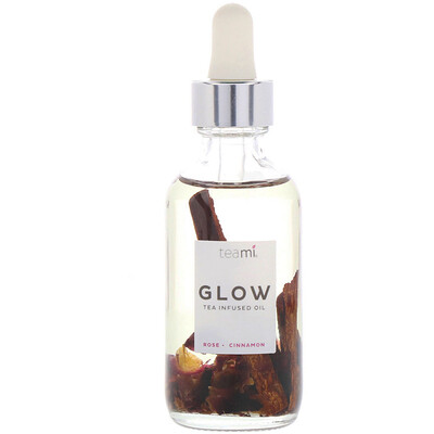 Teami Glow, Tea Infused Facial Oil, Rose Cinnamon, 2 oz
