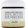 Tierra Mia Organics, زبدة الجسم، حليب الماعز الخام، علاج للجلد، فانيليا، 4 أوقية سائلة (113 غرام)