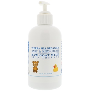 Tierra Mia Organics, Терапия кожи сырым козьим молоком, детский крем, 8 жидких унций (227 г)