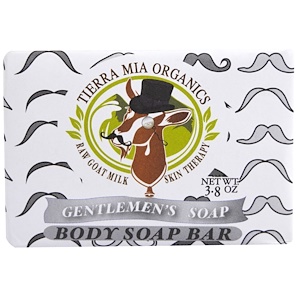 Отзывы о Тиерра Миа Орагникс, Raw Goat Milk Skin Therapy, Body Soap Bar, Gentlemen's Soap, 3.8 oz