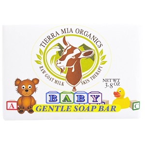 Отзывы о Тиерра Миа Орагникс, Raw Goat Milk Skin Therapy, Baby, Gentle Soap Bar, 3.8 oz