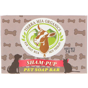 Тиерра Миа Орагникс, Raw Goat Milk Skin Therapy, Pet Soap Bar, Sham-Pup, 3.8 oz отзывы покупателей
