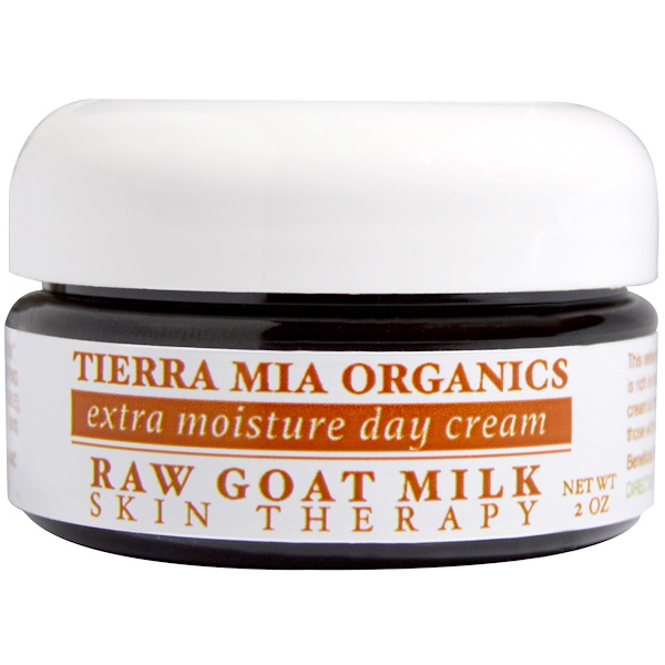 Tierra Mia Organics, 생 염소 우유 스킨 테라피, 엑스트라 모이스쳐 데이 크림, 2 oz - iHerb.com Tierra Mia Organics, 생 염소 우유... 