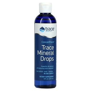 Trace Minerals Research, コンセントレース（ConcenTrace）, 微量ミネラル点滴剤, 8液量オンス（237 ml）