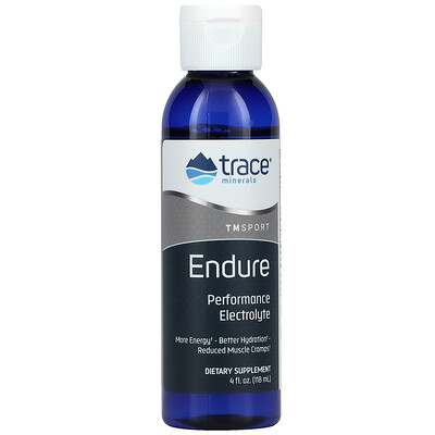 

Trace Minerals ® TM Sport Endure электролит для повышения работоспособности 118 мл (4 жидк. унции)