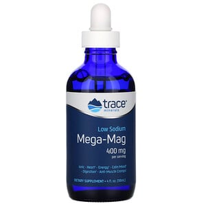 Отзывы о Трасе Минералс Ресерч, Low Sodium Mega-Mag, 400 mg, 4 fl oz (118 ml)