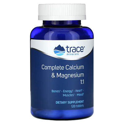 Trace  Complete Calcium & Magnesium 1:1  120 Tablets
