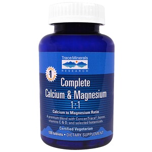 Отзывы о Трасе Минералс Ресерч, Complete Calcium & Magnesium, 120 Tablets