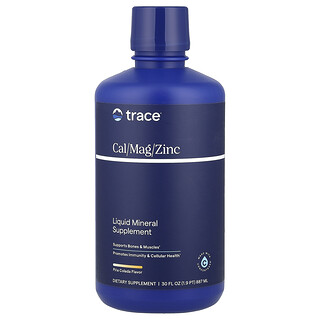 Trace, Sıvı Kalsiyum/Magnezyum/Çinko, Piña Colada, 30 fl oz (887 ml)
