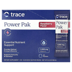 PowerPak, малина, 30 пакетиків-стіків по 6,1 г (0,22 унції)
