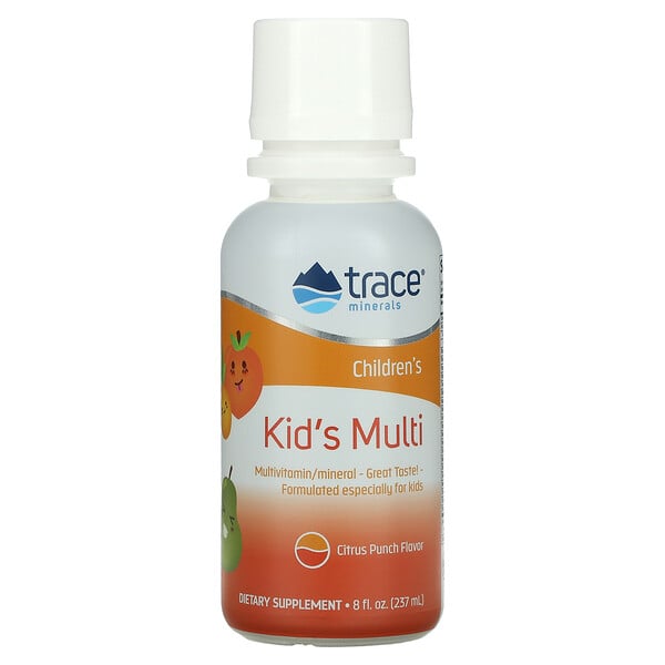 Trace Minerals Research‏, Kid's Multi, Citrus Punch Flavor, 8 fl oz (237 ml)