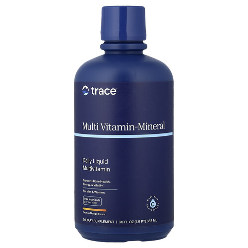 Trace Liquid Multi Vitamin-Mineral, For Men & Women, Orange Mango, 30 fl oz (887 ml)