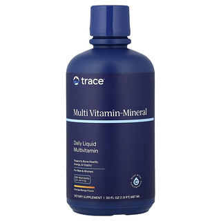 Trace, Liquid Multi Vitamin-Mineral, For Men & Women, Orange Mango, 30 fl oz (887 ml)