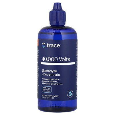 Trace  40 000 Volts  Electrolyte Concentrate  8 fl oz (237 ml)