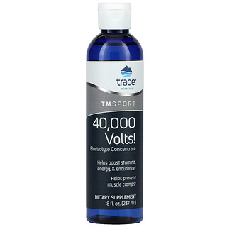 Trace Minerals ®, TM Sport‏، 40,000 Volts!، مركَّز الإلكتروليت، 8 أونصة سائلة (237 مل)