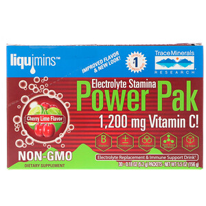 Отзывы о Трасе Минералс Ресерч, Electrolyte Stamina PowerPak, Cherry Lime, 30 Packets, 0.18 oz (5.2 g) Each