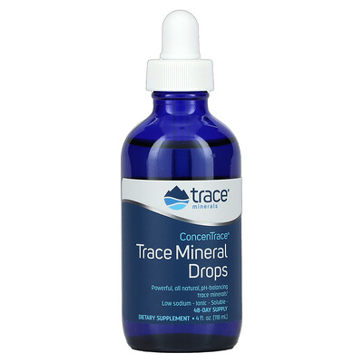 

Trace Minerals ® ConcenTrace Trace Mineral Drops 4 fl oz (118 ml)