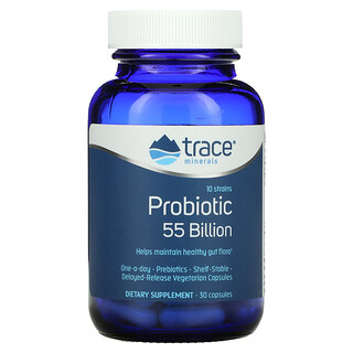 Trace Minerals Research, Probiotiques, 55 milliards, 30 Capsules