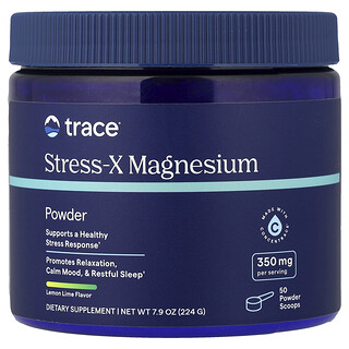 Trace, Stress-X，镁粉，柠檬酸橙味，7.9 盎司（224 克）