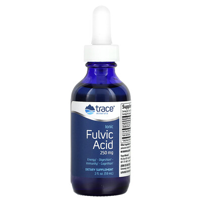 

Trace Minerals ® Ionic Fulvic Acid 250 mg 2 fl oz (59 ml)