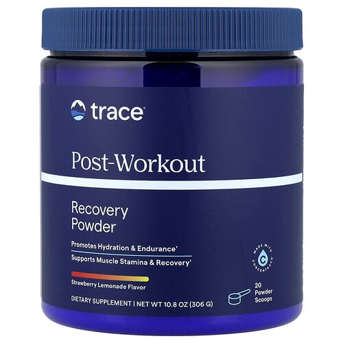 Trace Post-Workout, Recovery Powder, Strawberry Lemonade, 10.8 oz (306 g)