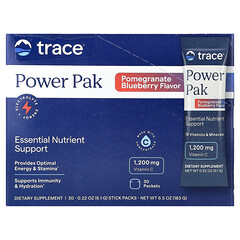 Power Pak, гранат і лохина, 30 упаковок-стіків по 6,1 г (0,22 унції)