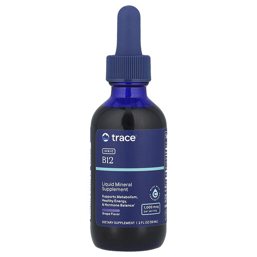 Trace Ionic B12, Grape, 2 fl oz (59 ml)
