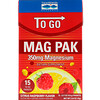 Mag Pak To Go, Магний в виде порошка, Вкус цитруса и малины, 350 мг, 15 пакетов, 0,17 унц.(4,8 г) каждый