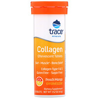 Collagen Effervescent Tablets, Peach Mango, 10 Tablets, 1.52 oz (43 g) - изображение