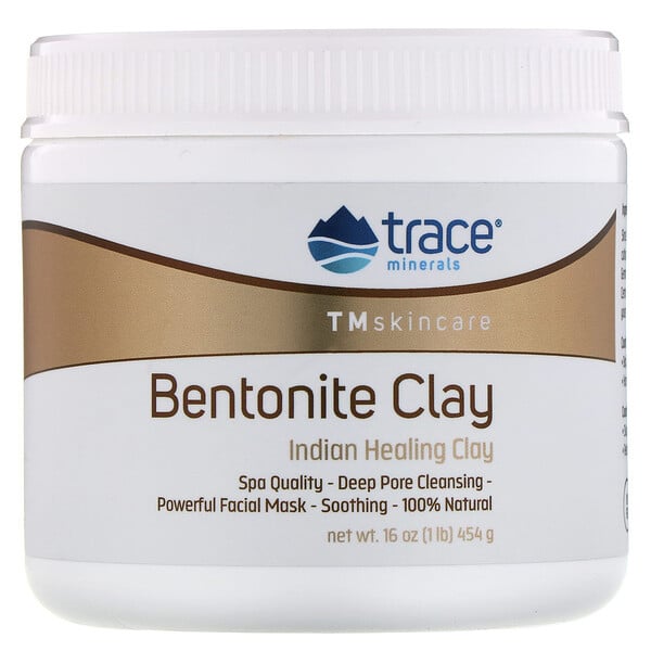 Trace Minerals Research, Bentonit-Tonerde, Heilerde, 454 g