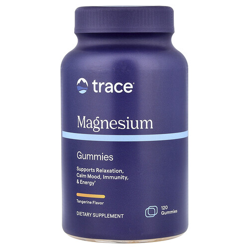 Trace, Magnesium Gummies, Tangerine, 120 Gummies (84 mg per Gummy)