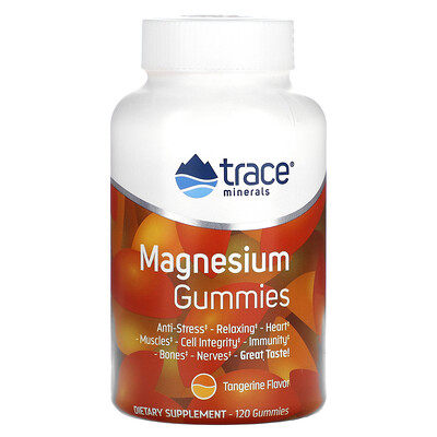 Trace  Magnesium Gummies  Tangerine  120 Gummies