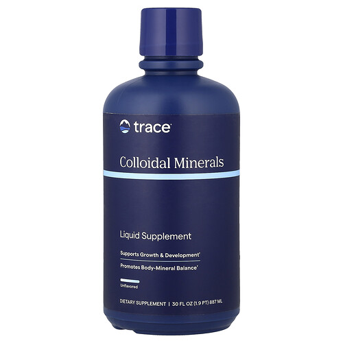 Trace Collodial Minerals, Unflavored, 30 fl oz (887 ml)