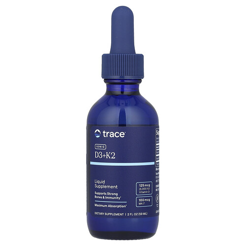 Trace Ionic D3 + K2, 2 fl oz (59 ml)