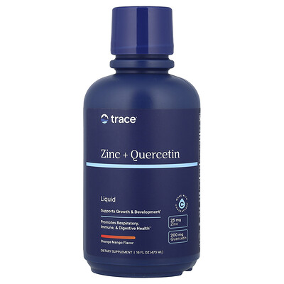 Trace Liquid Zinc + Quercetin Orange Mango 16 fl oz (473 ml)