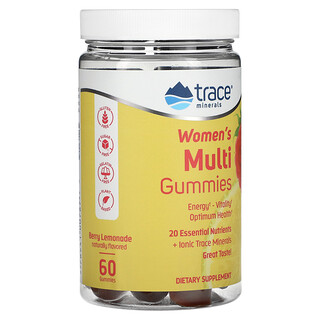 Trace, Women's Multi Gummies, Berry Lemonade, 60 Gummies