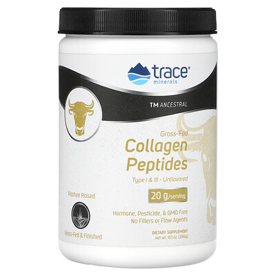 Trace  Grass-Fed Collagen Peptides  Unflavored  10.1 oz (286 g)
