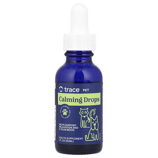 Trace, Pet, Calming Drops, For Dogs & Cats, 1 fl oz (30 ml)