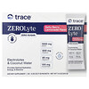 Trace, ZEROlyte, 전해질 및 코코넛 워터, 솔티 베리 레모네이드, 30팩, 각 7g(0.25oz)