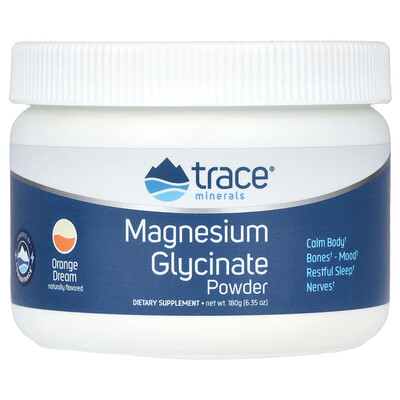 Trace  Magnesium Glycinate Powder  Orange Dream  6.35 oz (180 g)