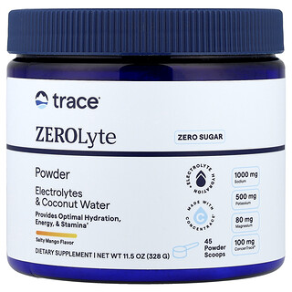 Trace, ZEROLyte en polvo, Mango salado, 328 g (11,5 oz)