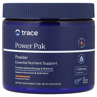 Photos - Vitamins & Minerals Power Trace,  Pak, Orange Blast, 9.7 oz  TMR-00920 (275 g)