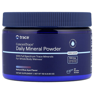 Polvo mineral para uso diario ConcenTrace®, Asaí azul natural, 132 g (4,65 oz)