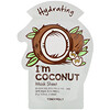 Tony Moly, I'm Coconut, Feuille de masque de beauté hydratant, 1 feuille, 21 g